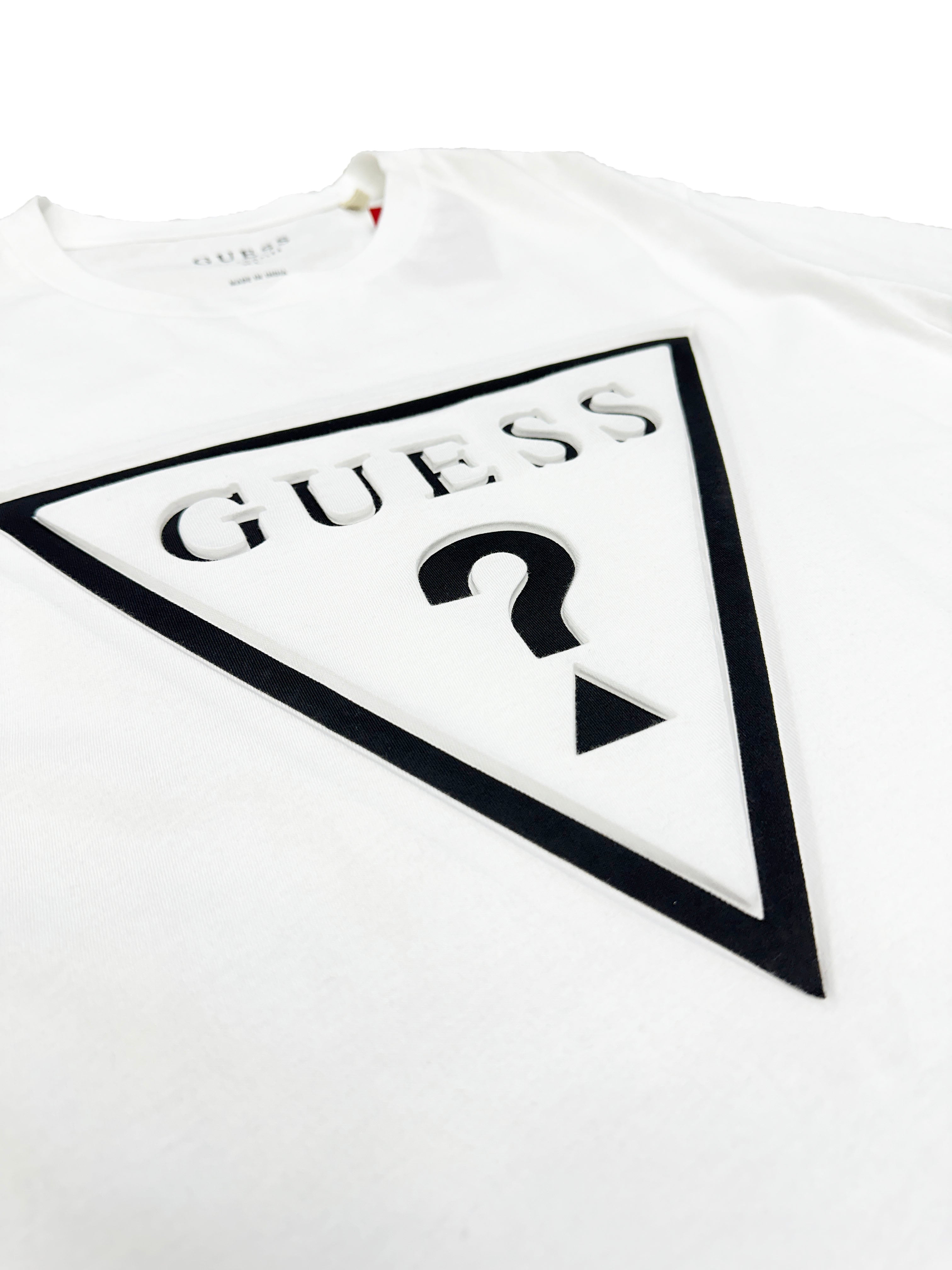 Polera Guess ? Logo 3D 'Blanca'