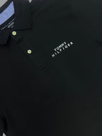 Polera Polo Tommy Hilfiger Logo bordado 'Negra’