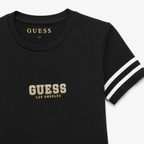 Polera Guess C/logo pequeño de brillantes  ‘negro’