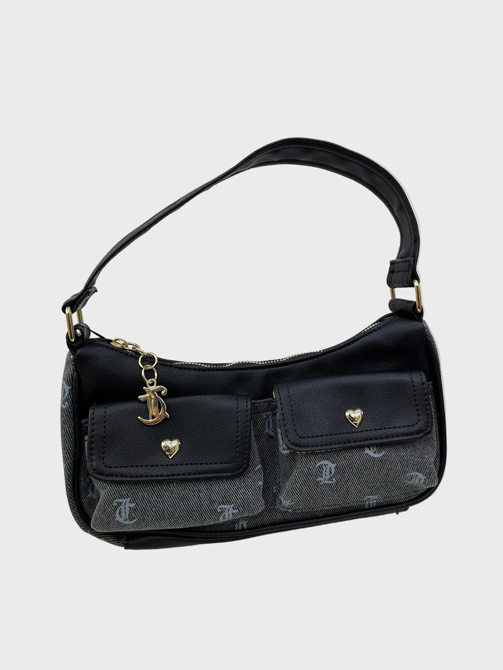Bolso Handbag Juicy Couture c/bolsillo  ‘Negro/Denim’