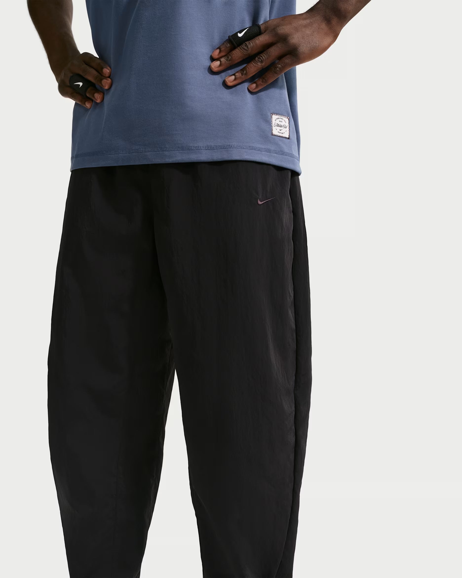 Pantalon Nike Dri-Fit woven Swoosh bordado ‘Negro’