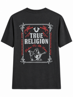 Polera True Religion TradeMarked  ‘Negra’