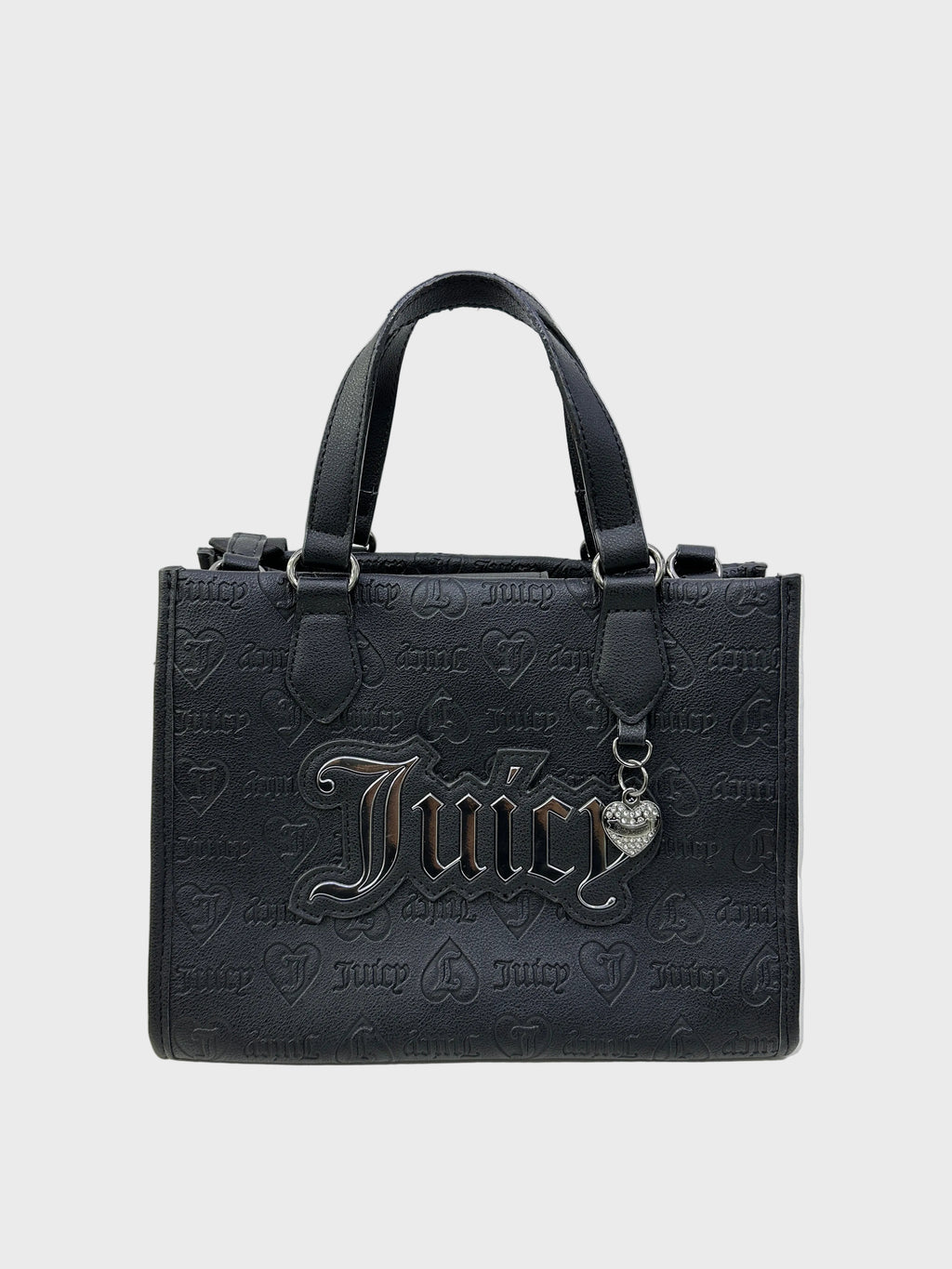 Bolso Crossbody Juicy Couture Logo Plateado  ‘Negro’