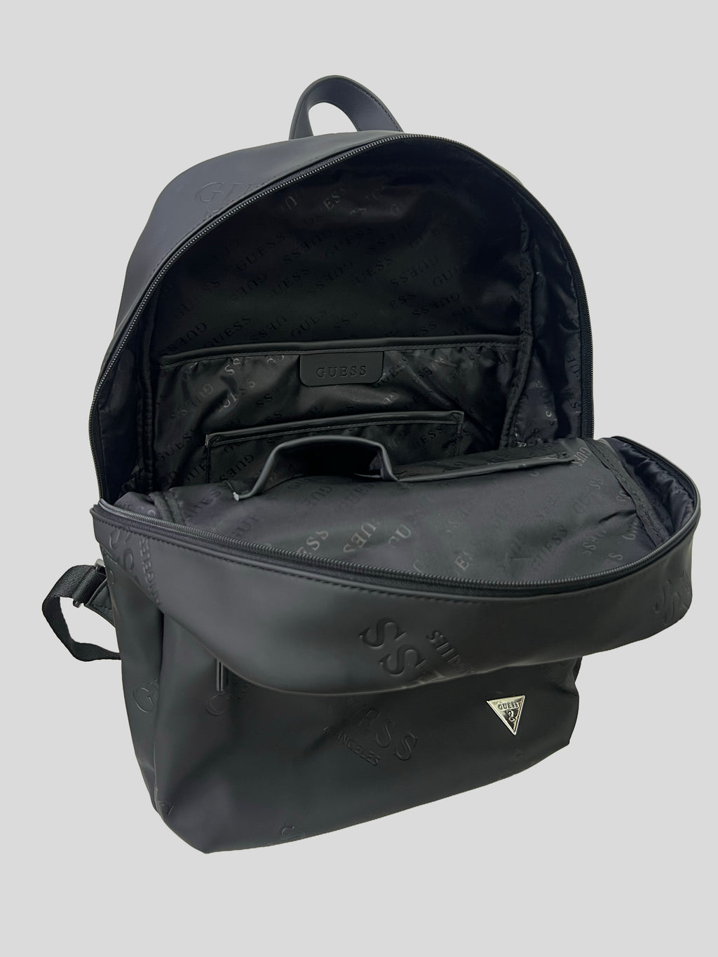 Mochila Guess Grande multilogo goma  ‘Negra’