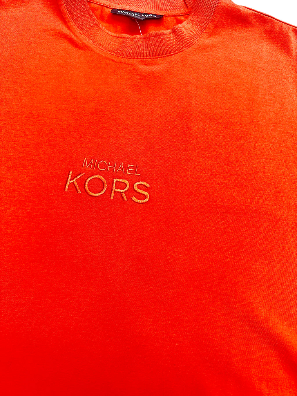 Polera Michael Kors Logo bordado Oversize 'Naranja'