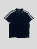 Polera Polo Michael Kors logo en hombros  ‘Negra’