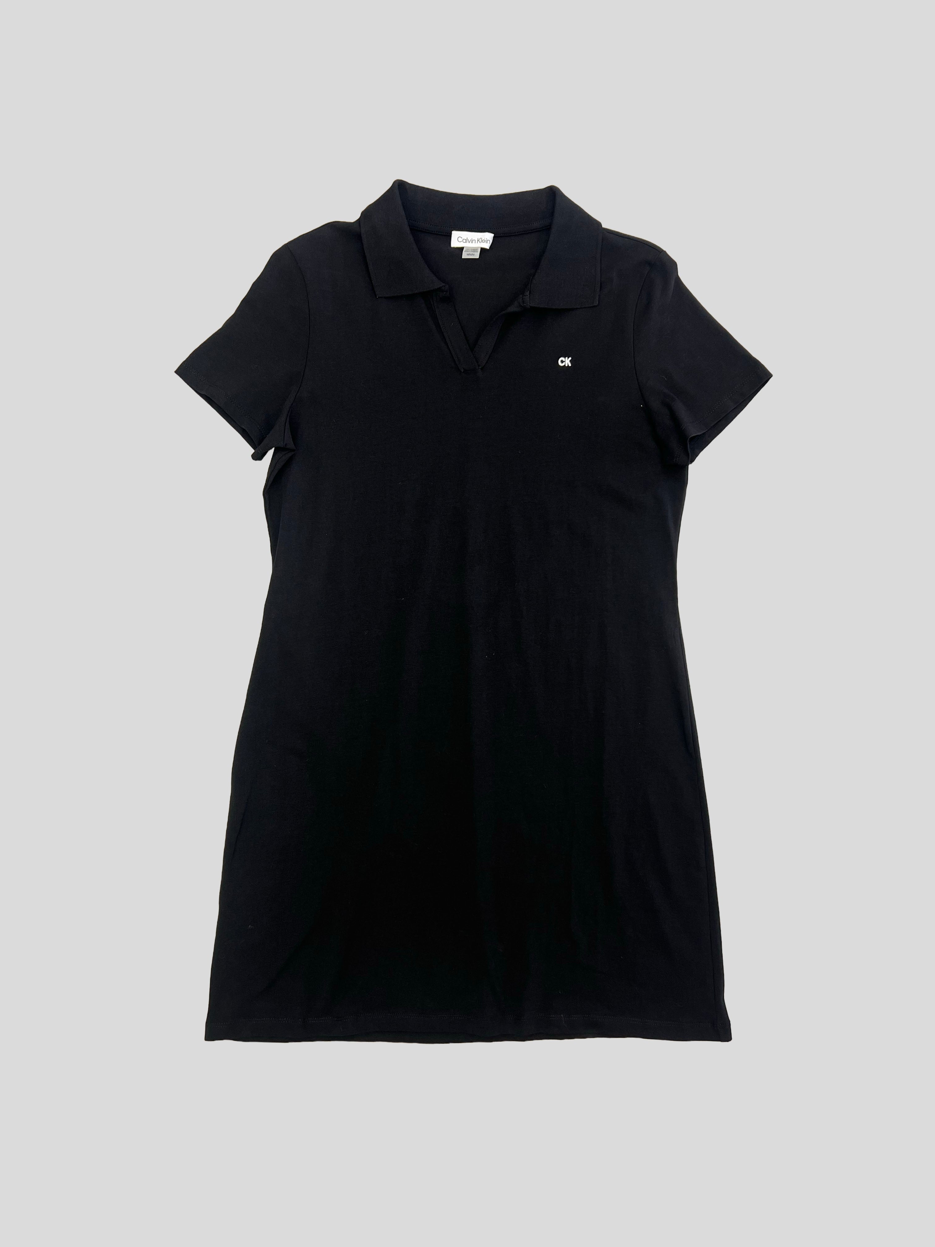 Vestido Calvin Klein polo logo pequeño ck  ‘Negro’