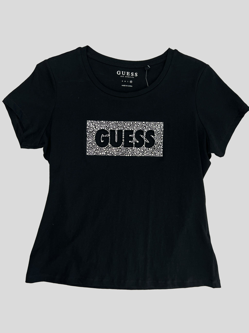 Polera Guess estampado reflejo ‘Negro’