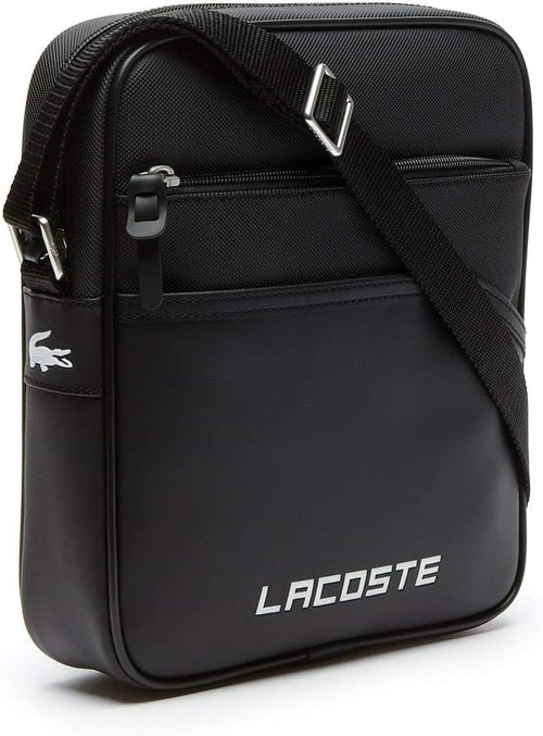 Bolso Crossbody Lacoste ecocuero 'negro'