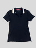 Polera Tommy Hilfiger polo cuello dorado/blanco  ‘Negra’