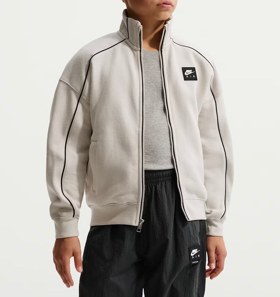 Chaqueta Nike Air Logo goma, logo espalda ‘Beige’ Niño