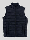 Chaqueta sin manga Michael Kors Reversible monogram 'Negra'
