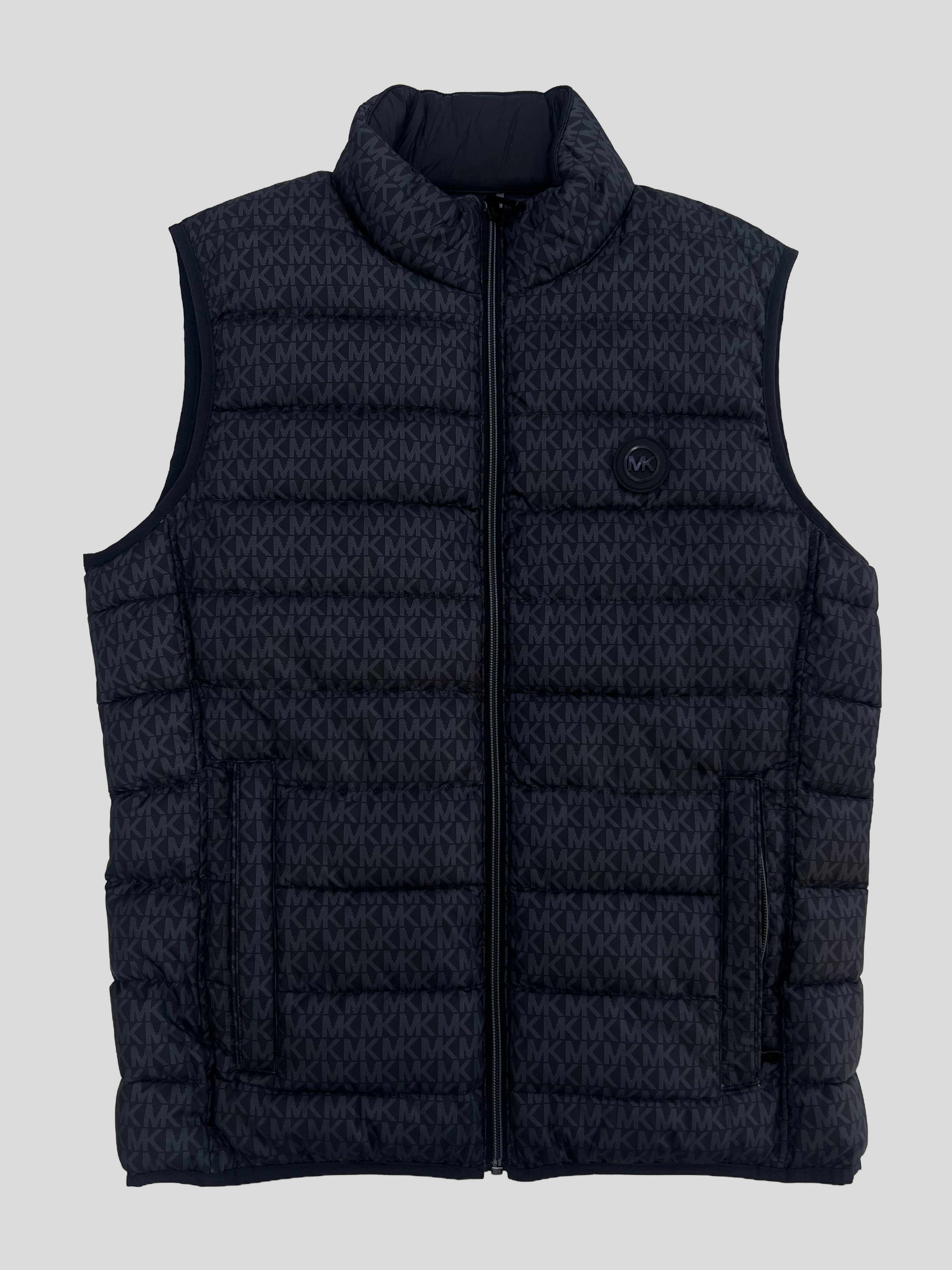 Chaqueta sin manga Michael Kors Reversible monogram 'Negra'