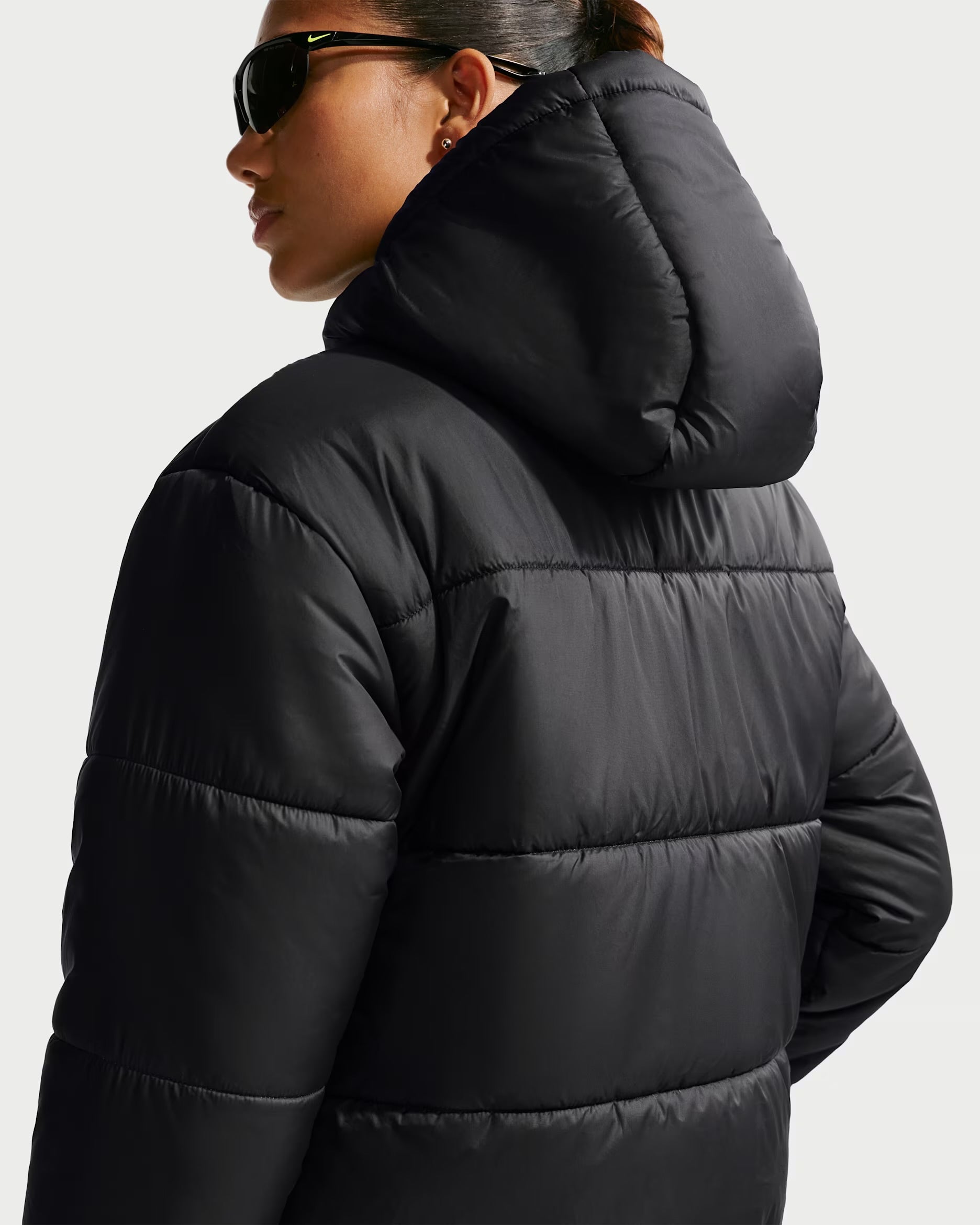 Chaqueta Nike Swoosh bordado Therma Fit Mujer 'Negra'