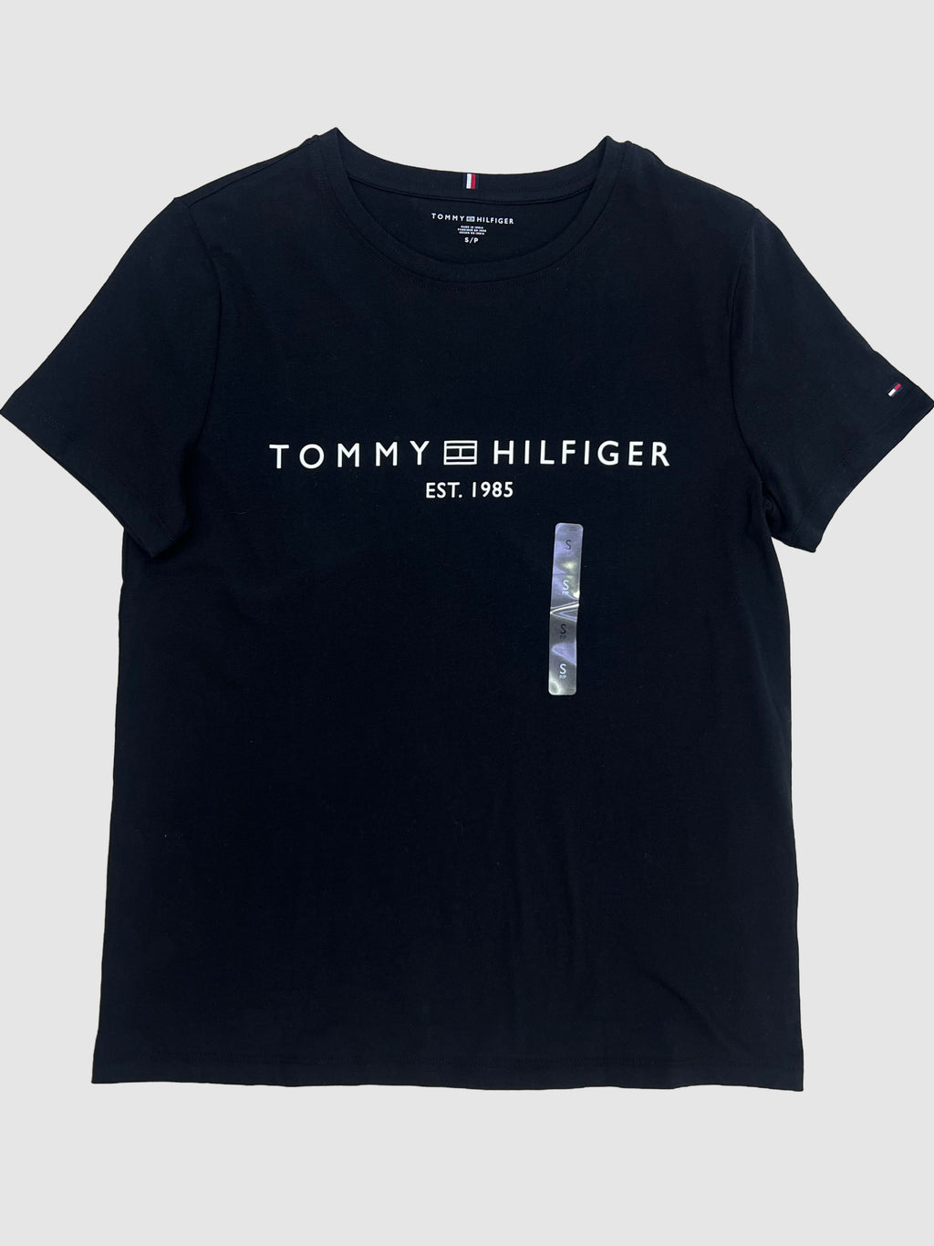 Polera Tommy Hilfiger Logo estampado 1985 ‘Negra’