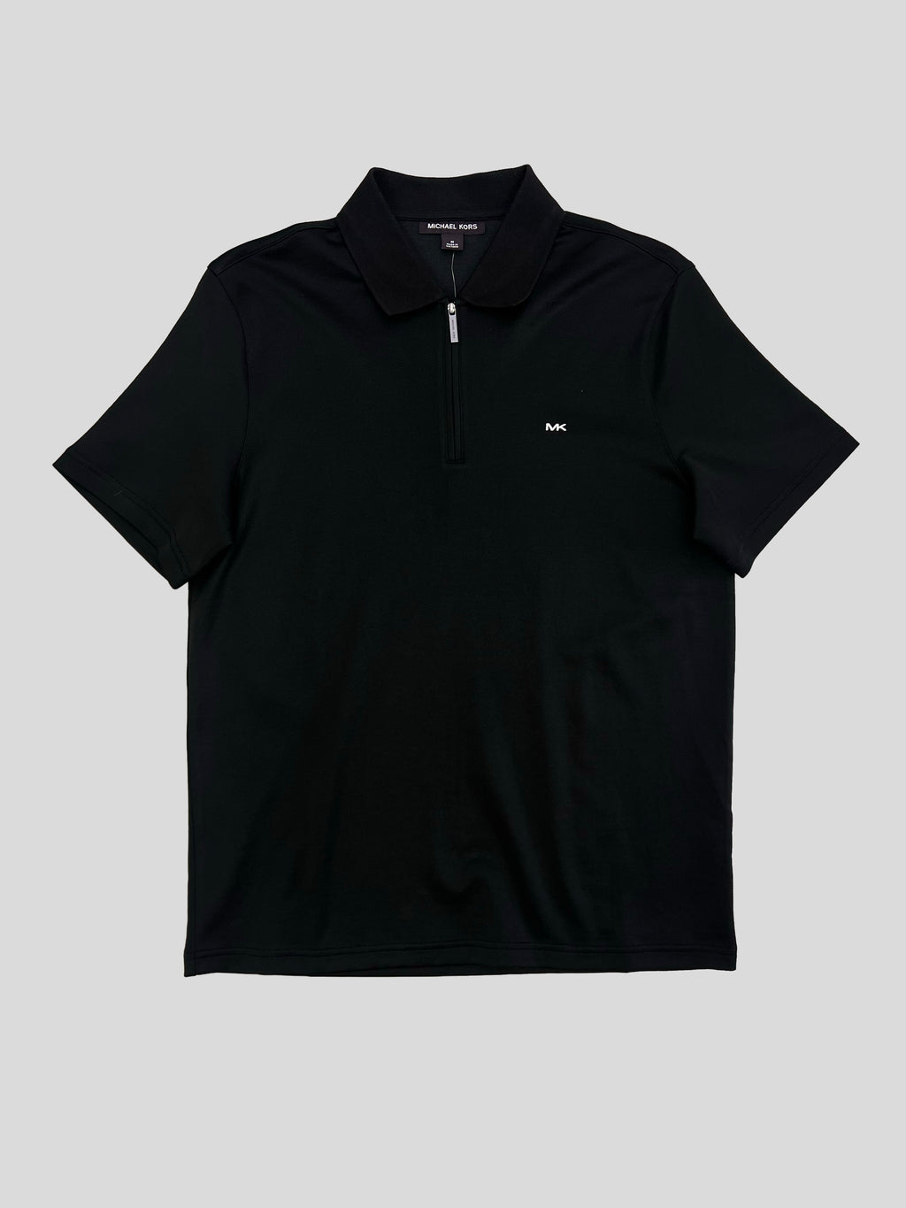 Polera Polo Michael Kors logo MK Sport c/cierre  ‘Negra’