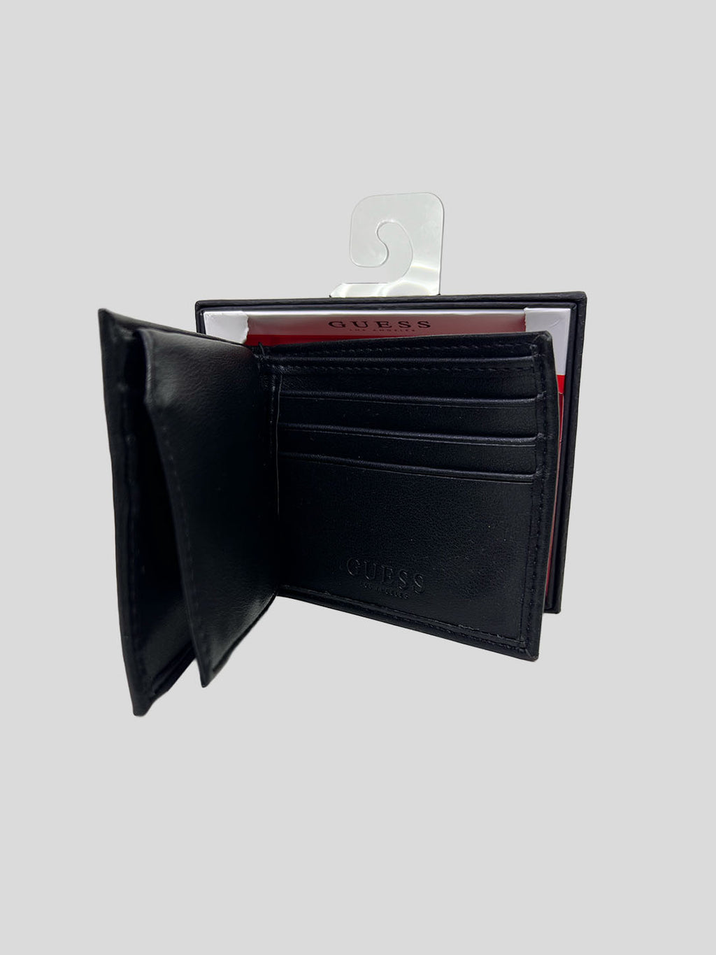 Billetera Guess ecocuero logo tricolor  ‘Negra’