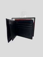 Billetera Guess ecocuero logo tricolor  ‘Negra’
