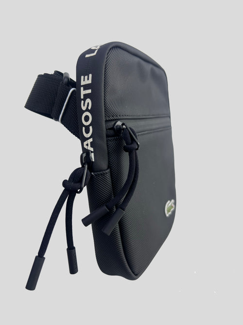 Bolso Crossbody Lacoste Logo en cierre 'Negro’
