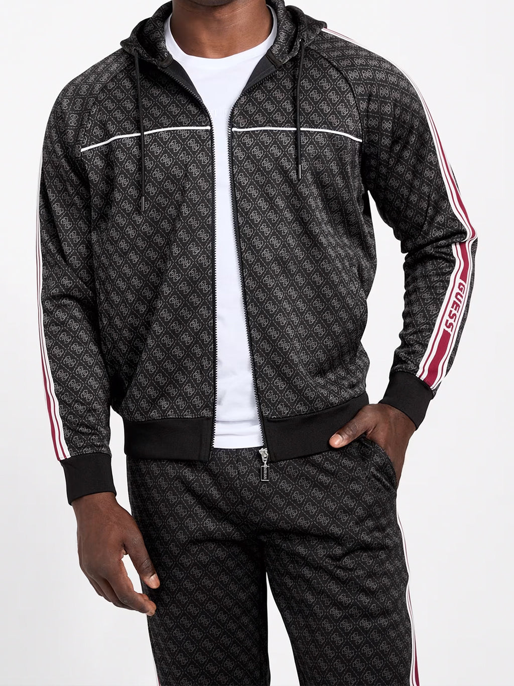 Chaqueta Guess Jacquard ‘Jet Black’