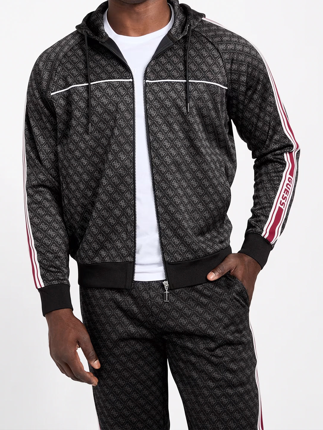 Chaqueta Guess Jacquard ‘Jet Black’