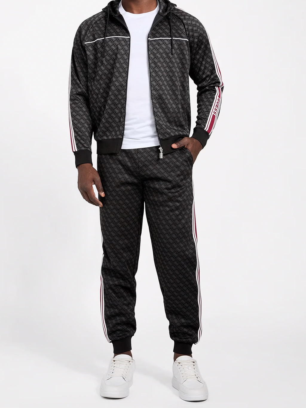 Chaqueta Guess Jacquard ‘Jet Black’