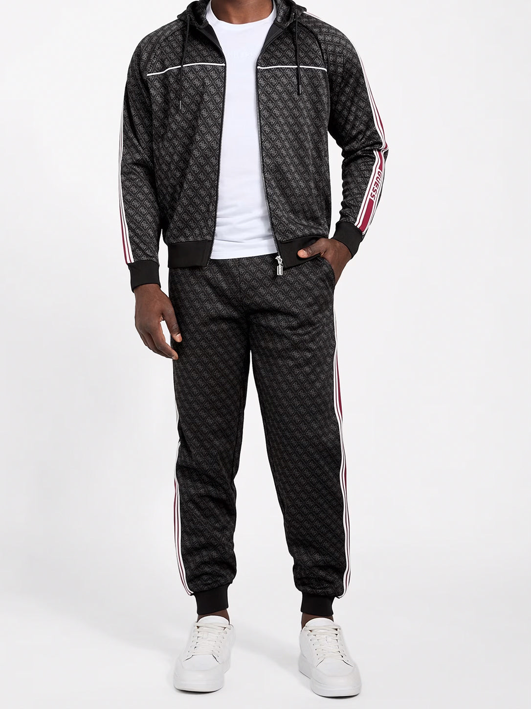 Chaqueta Guess Jacquard ‘Jet Black’