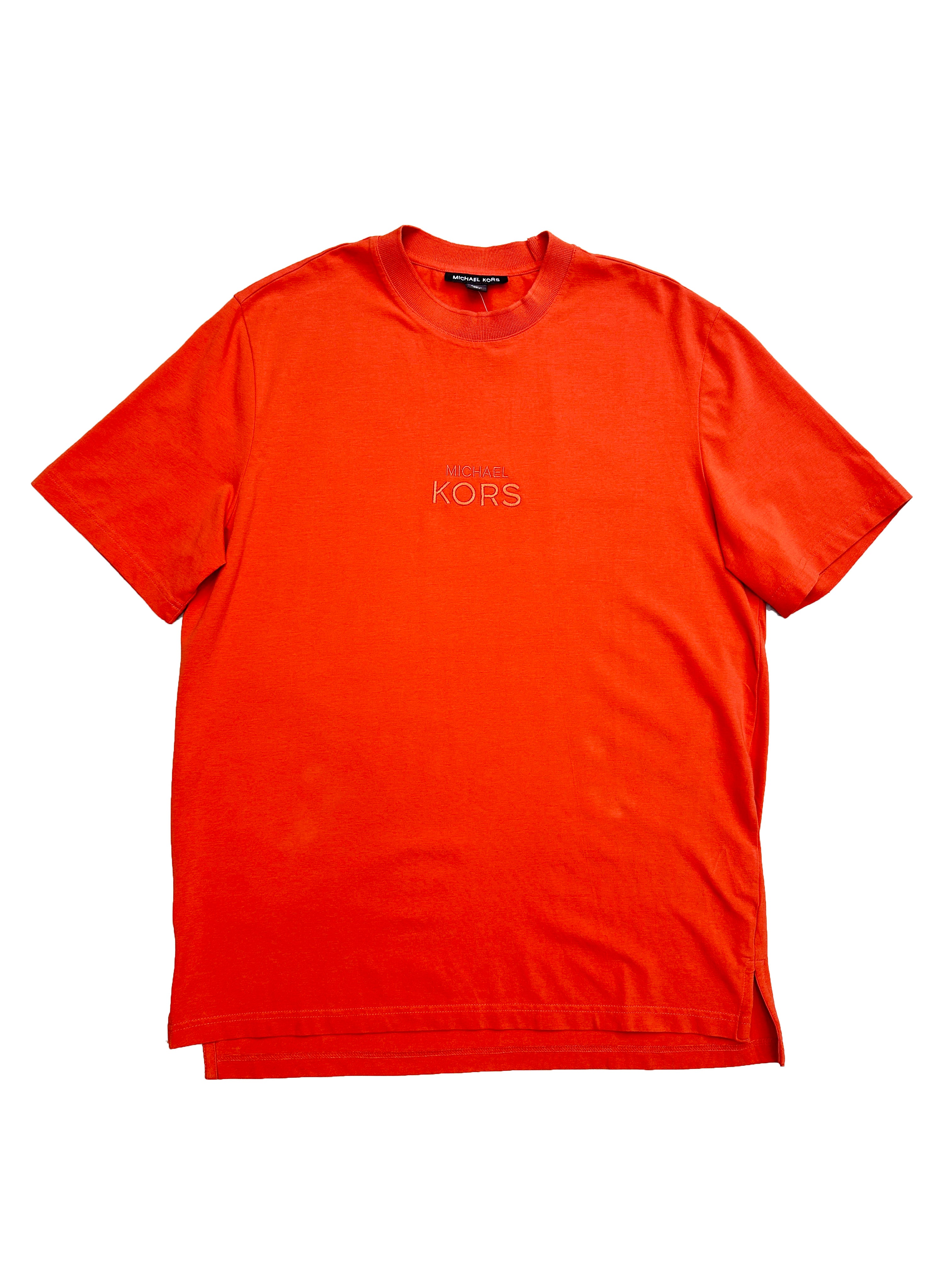 Polera Michael Kors Logo bordado Oversize 'Naranja'
