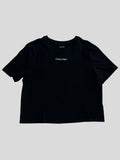 Polera Calvin Klein Logo bordado front 'Negra'