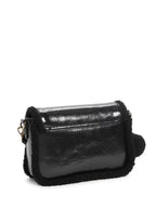 Bolso Crossbody Guess sherpa ‘Black Leather’