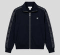 Chaqueta Calvin Klein C/Cierre logo franjas laterales ‘Negro'