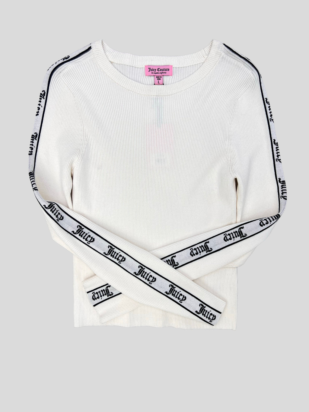 Sweater Juicy Couture Logo Brazos ‘Blanca'