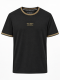 Polera Guess L.A diseño cuello dorado ‘Negra’