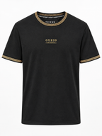 Polera Guess L.A diseño cuello dorado ‘Negra’