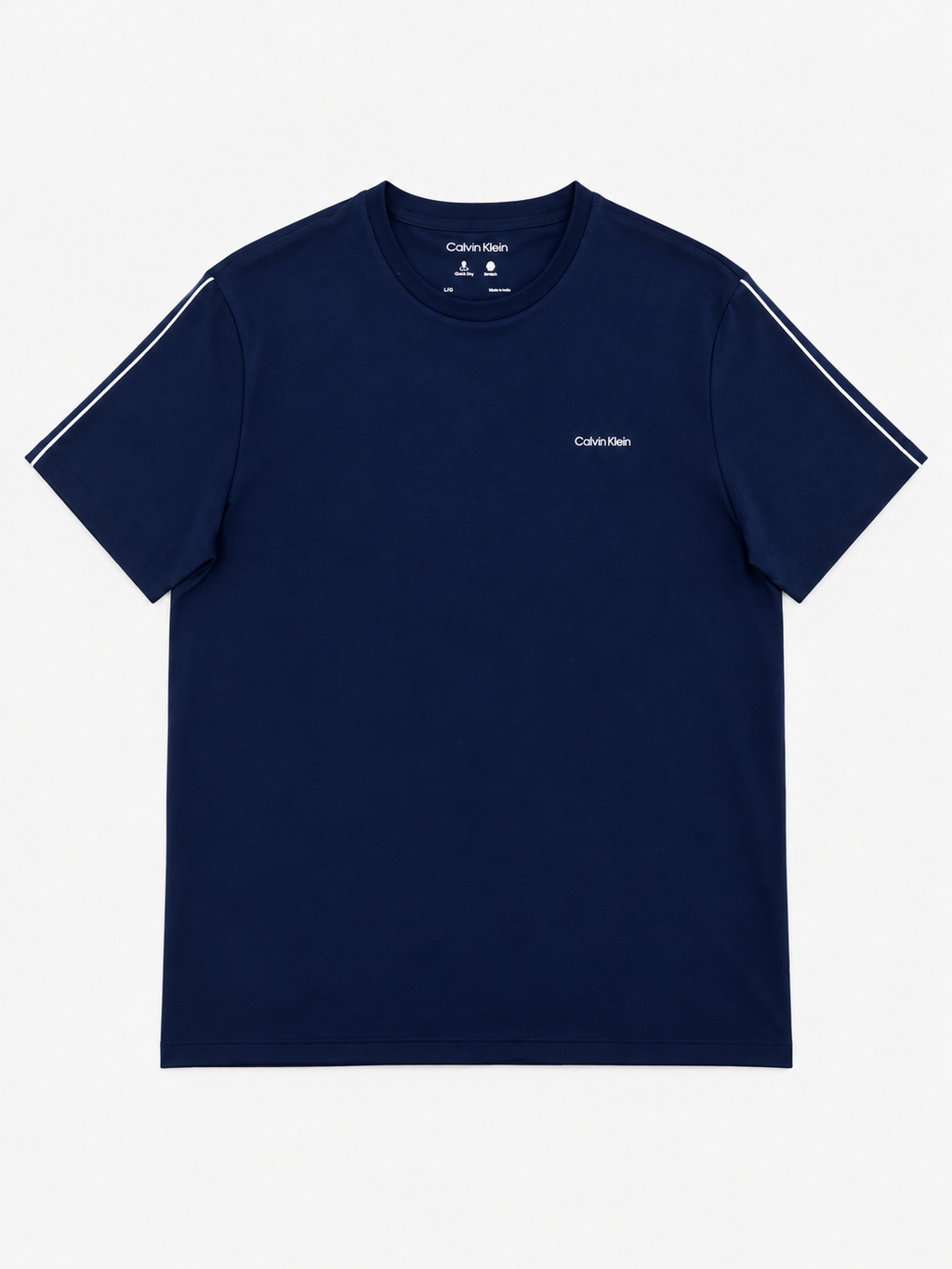 Polera Calvin Klein logo bordado ‘Azul Navy’