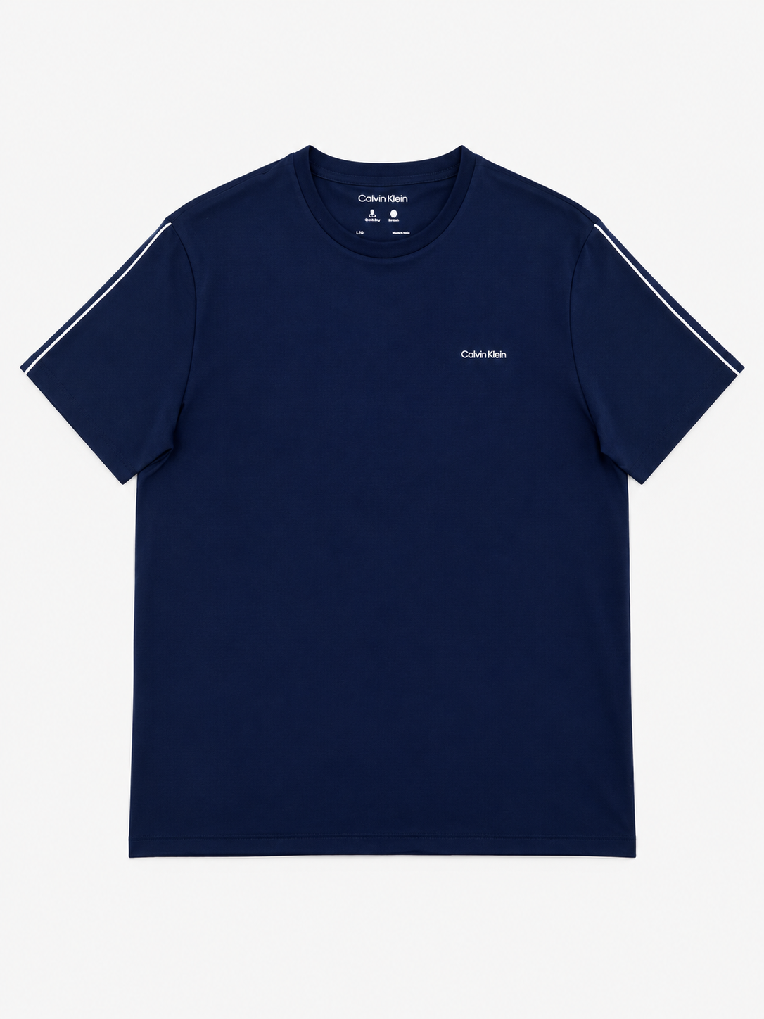 Polera Calvin Klein logo bordado ‘Azul Navy’