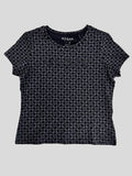 Polera Guess monogram Logo bordado ‘Negra’