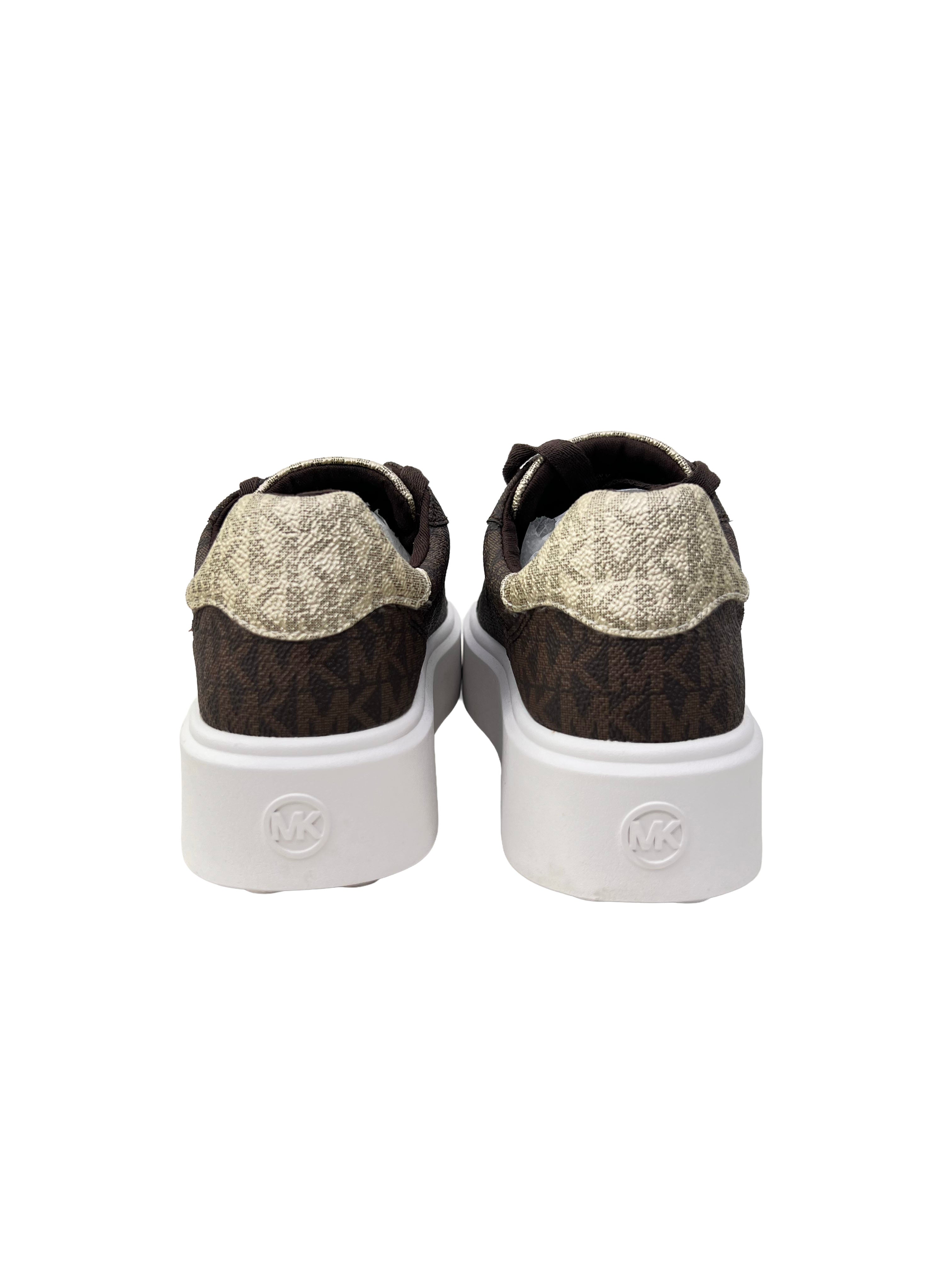 Zapatilla Michael Kors lace up ‘café’