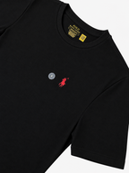 Polera Polo Ralph Lauren logo rojo  'Negra'
