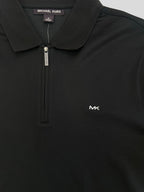 Polera Polo Michael Kors logo MK Sport c/cierre  ‘Negra’