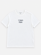 Polera Calvin Klein Logo bordado front ‘Blanca’