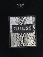 Polera Guess Box logo brillo ‘Negra’