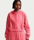 Poleron Mujer Nike swoosh bordado Oversize 'Rosado'