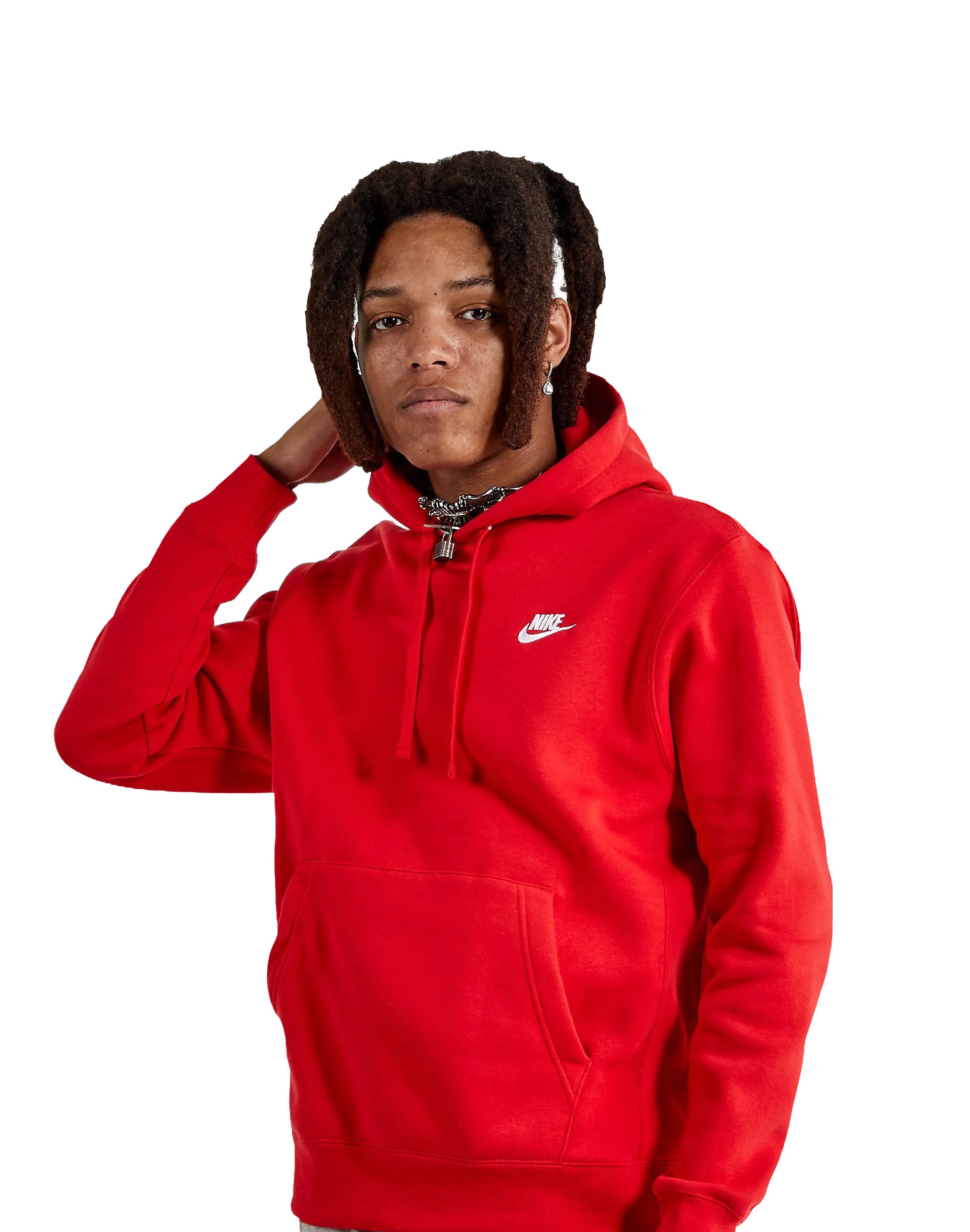 Poleron Nike Sportwear Club Fleece 'Red'