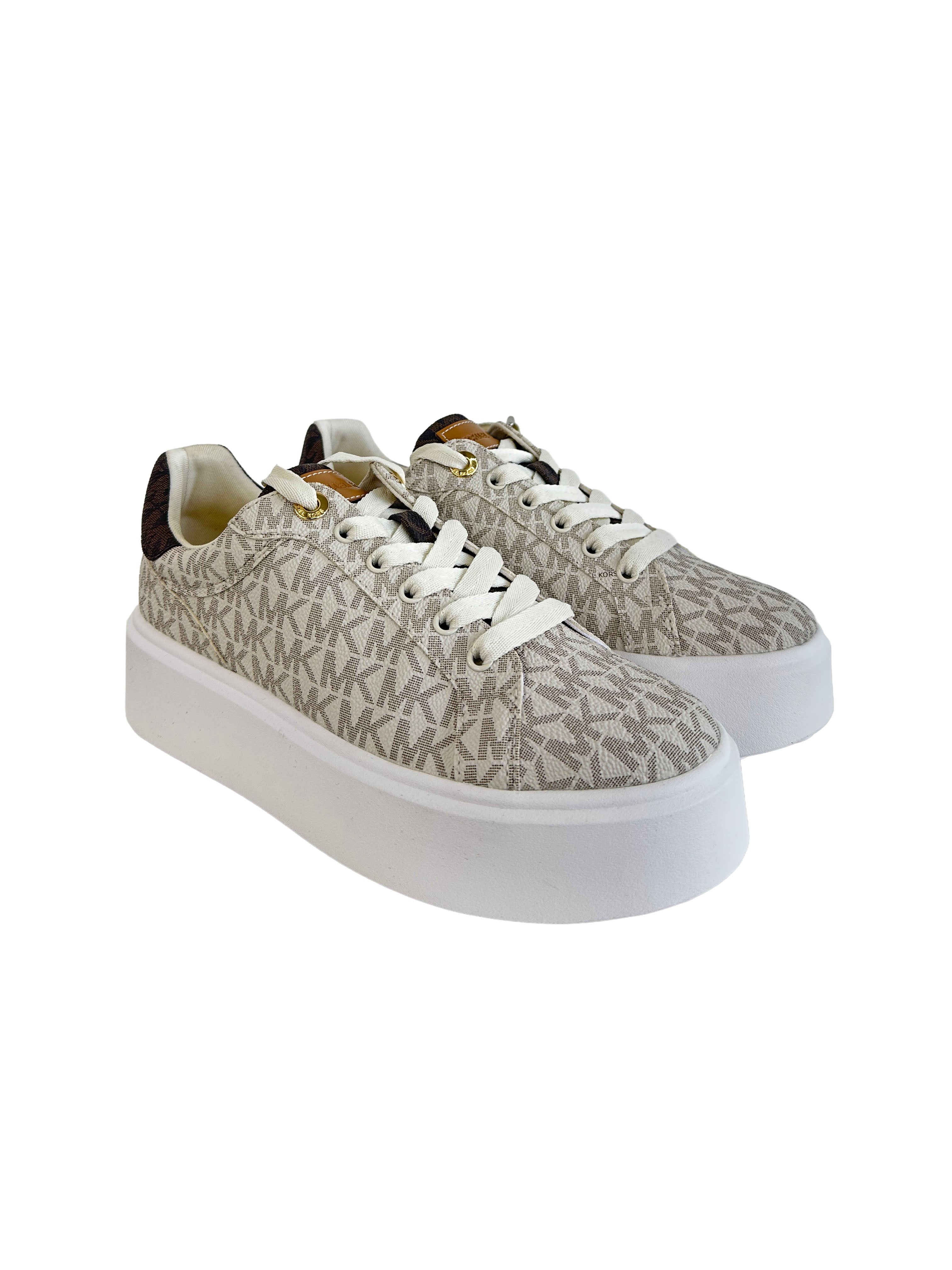 Zapatilla Michael Kors Lace up ‘vainilla’