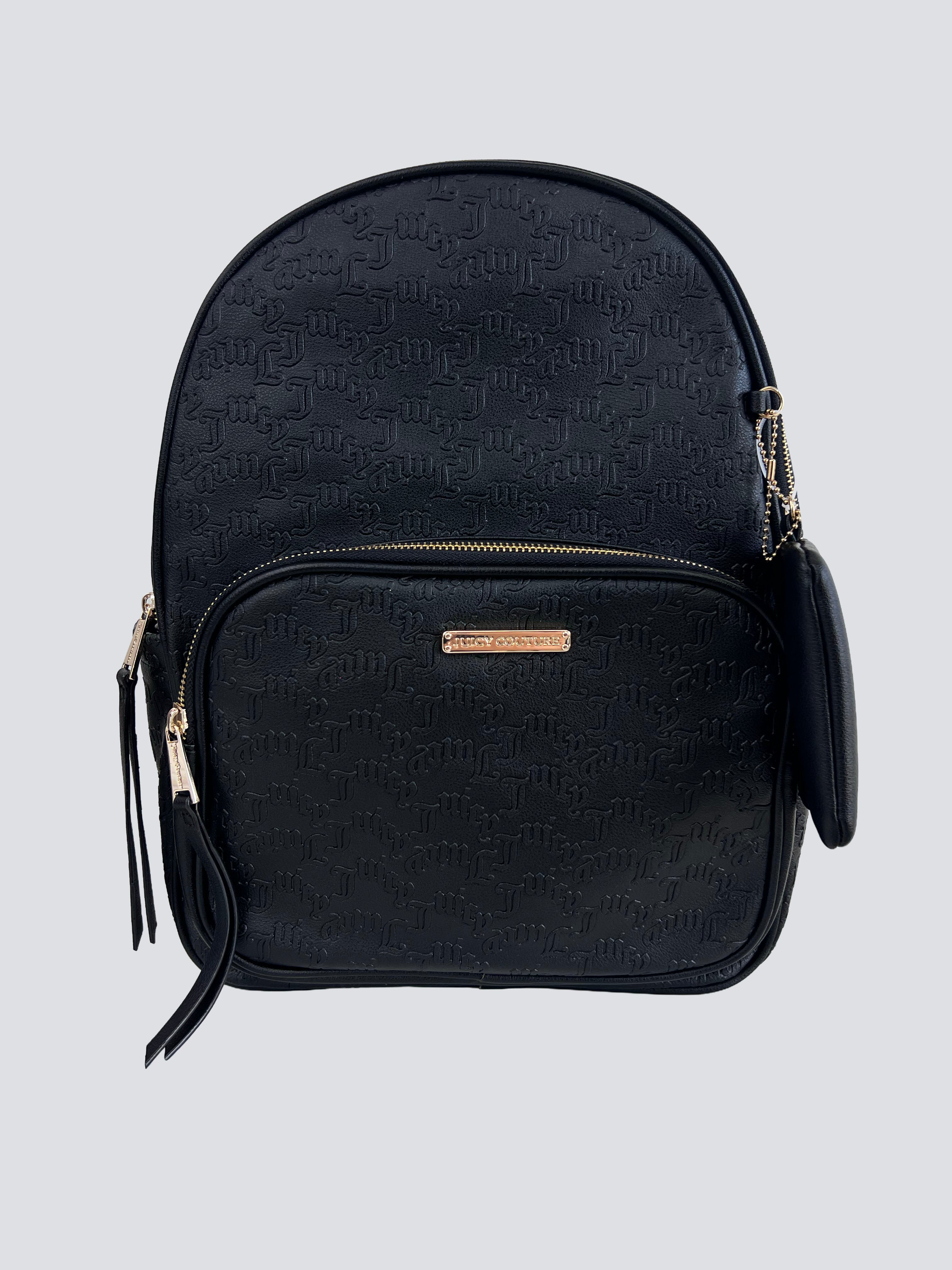 Mochila Juicy Couture Grande c/monedero ‘Negra/Dor’