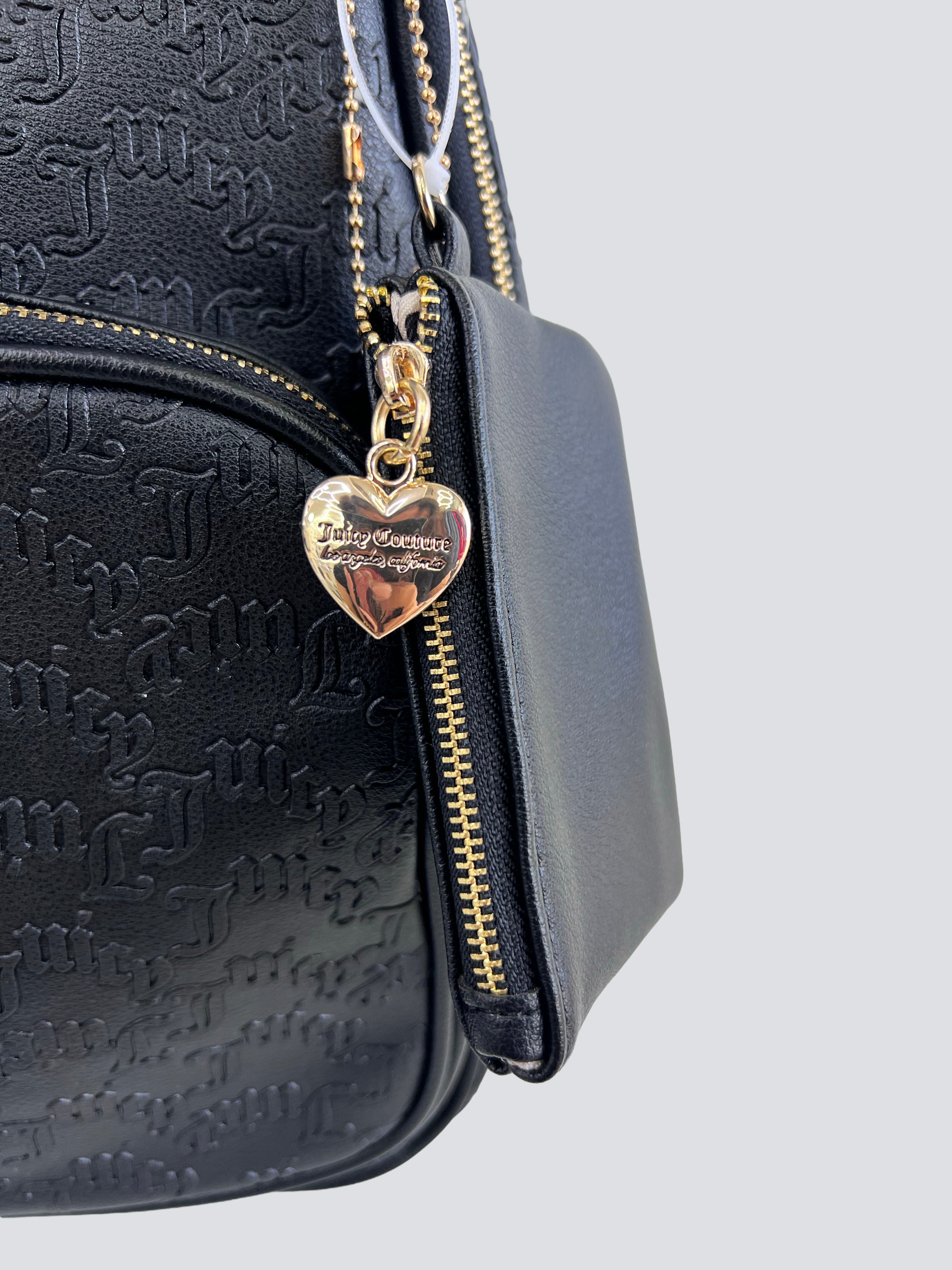 Mochila Juicy Couture Grande c/monedero ‘Negra/Dor’