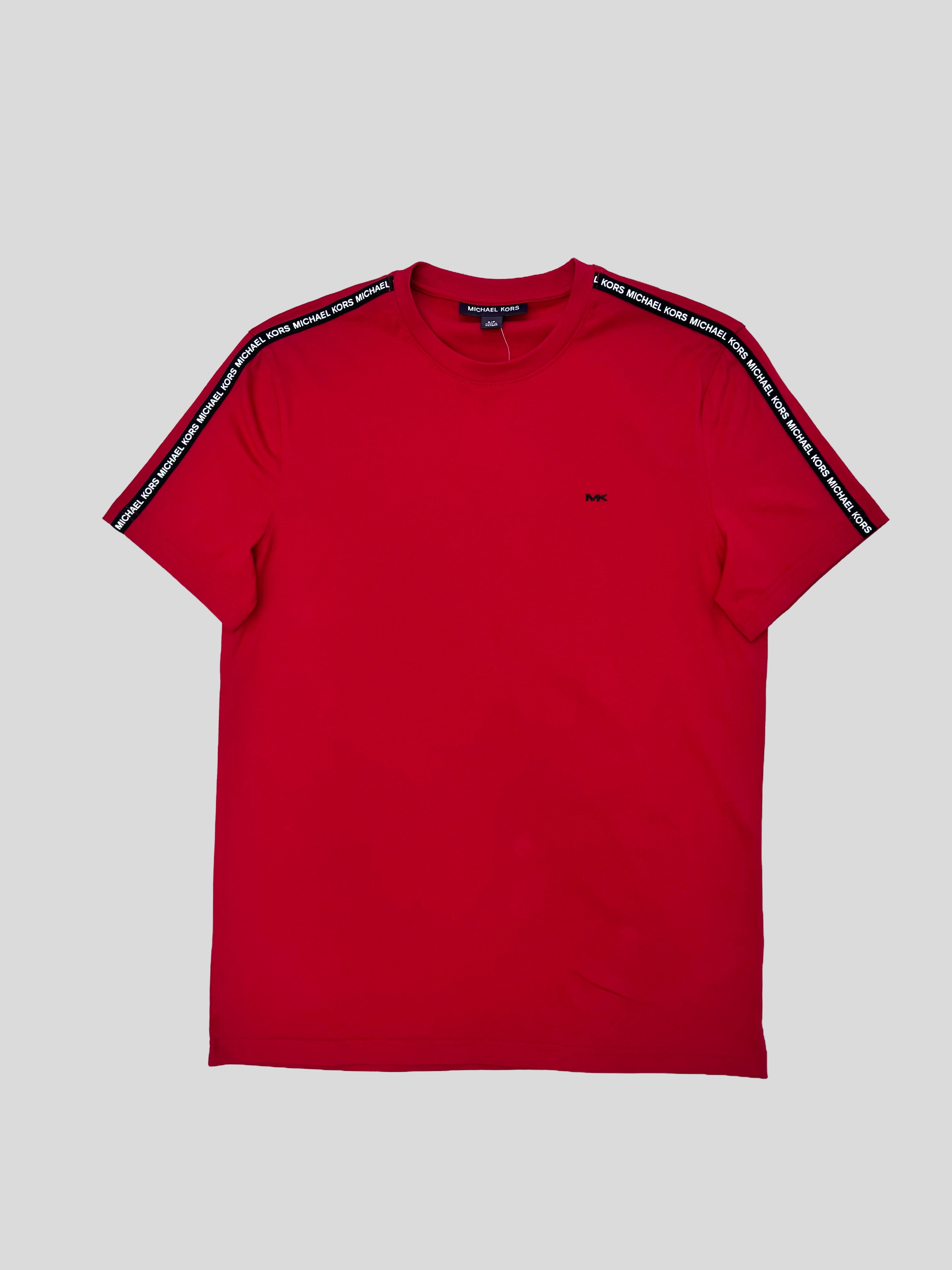 Polera Michael Kors MK logo diseño hombros  ‘Rojo’