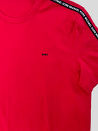 Polera Michael Kors MK logo diseño hombros  ‘Rojo’