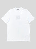 Polera Calvin Klein Logo cm plateado ‘blanca’